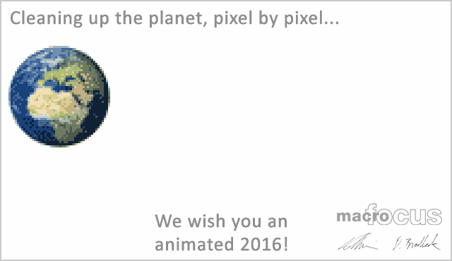 Cleaning up the planet, pixel by pixel...